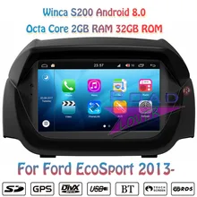 Winca S200 Android 8,0 автомобильный dvd-плеер мультимедийное радио для Ford ECOsport 2013-стерео gps навигации Automagnitol двойной Din MP3