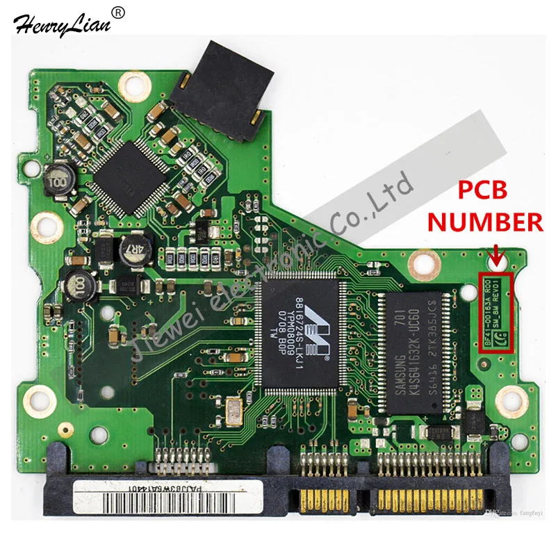 HDD PCB для/логическая плата/номер платы: BF41 00163A SW_8M REV .01|Демонстрационные стенды| |