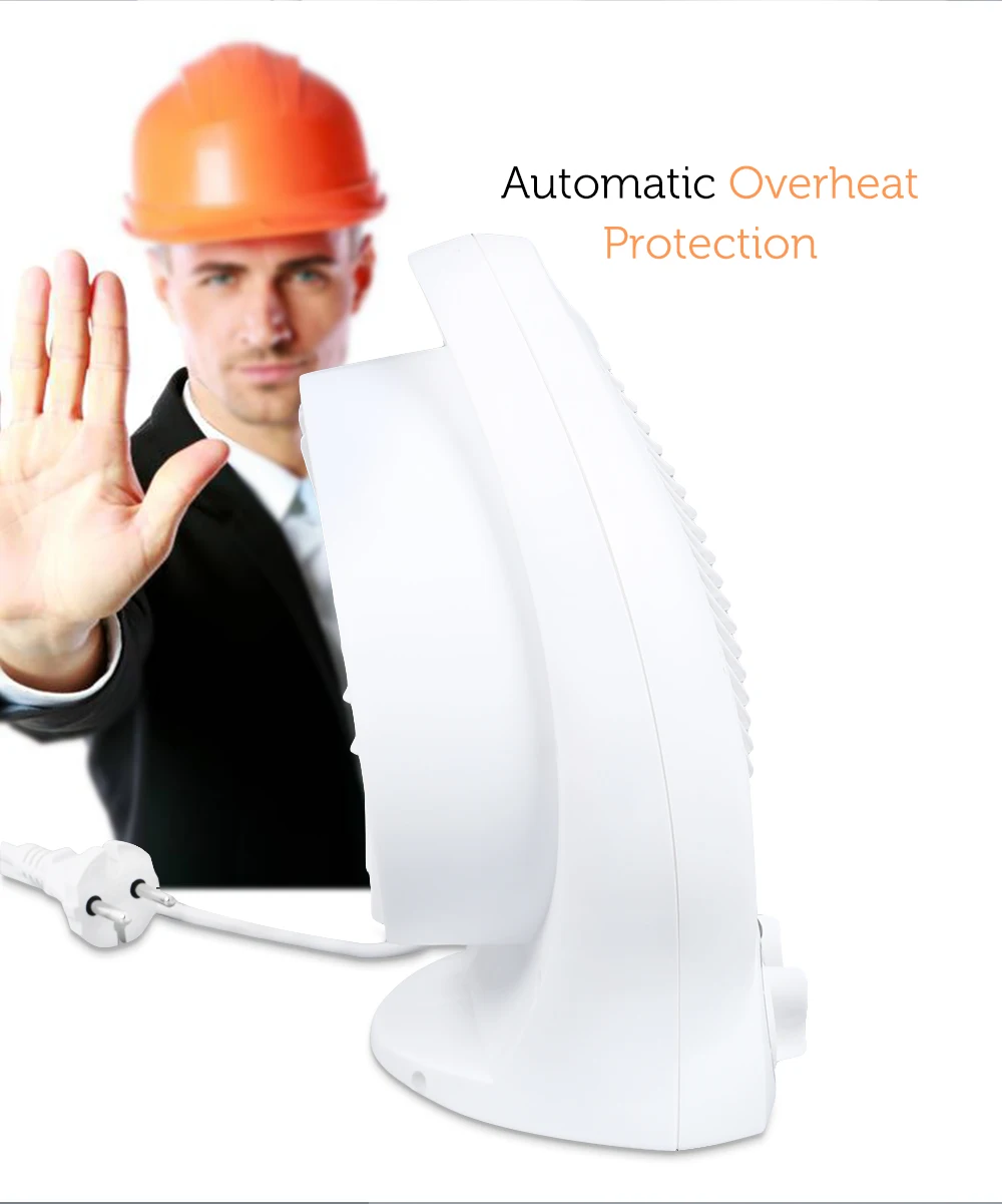 Household Fan Heater Two Heat Settings Warm Air Blower