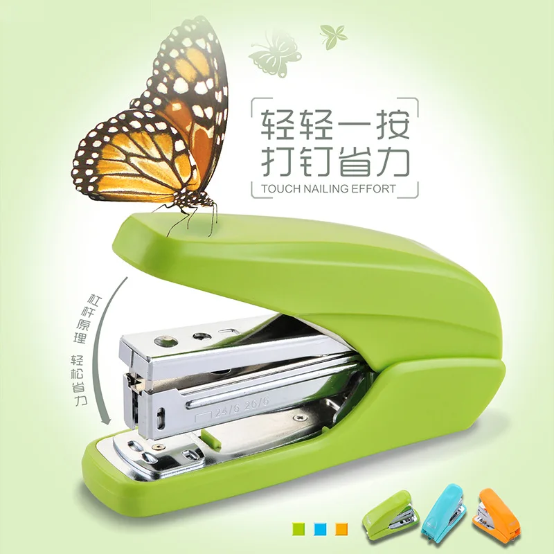 

Candy Color Paper Stapler Kawaii Stationery For DIY Scrapbook Decoration Kids Student Gift Office Binding School Supplies