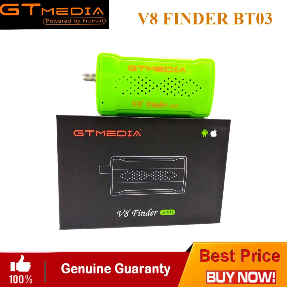 Сатфайндер метр LNB GTmedia V8 Finder BT03 цифрового сигнала DVB S2 рецепторов мульти