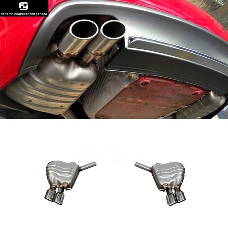 

A5 S5 RS5 Stainless steel car exhaust pipes auto muffler tips for AUDI A5 S5 RS5 car styling 2010-2015