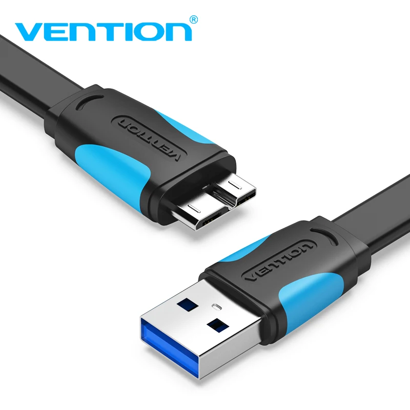 Кабель Vention Micro USB 3,0, 2 м, 0,5 м, быстрое зарядное устройство USB, кабель для синхронизации данных, USB 3,0, кабель для мобильного телефона для samsung S5, жесткий диск