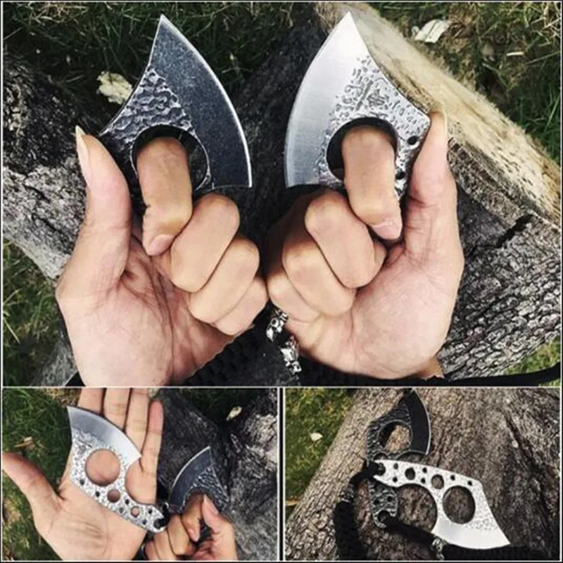 

POCKET KNIFE MINI AXE Stainless Steel Military Tactical Hunting EDC Camping knifes Rescue Survival knives Tools Drop Ship