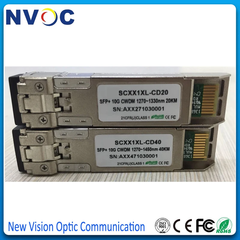SFP + 10G CWDM 1511 нм 10 км ГБ/сек. волоконно оптический модуль приемопередатчика с