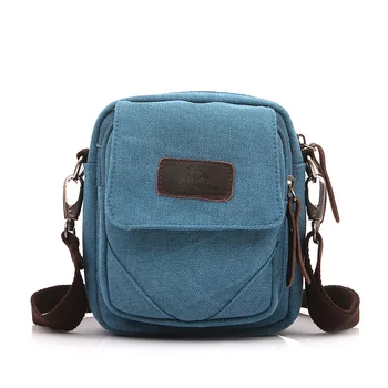 

2018 new canvas men's oblique straddle package leisure travel outdoor single shoulder women's bag substitute hai