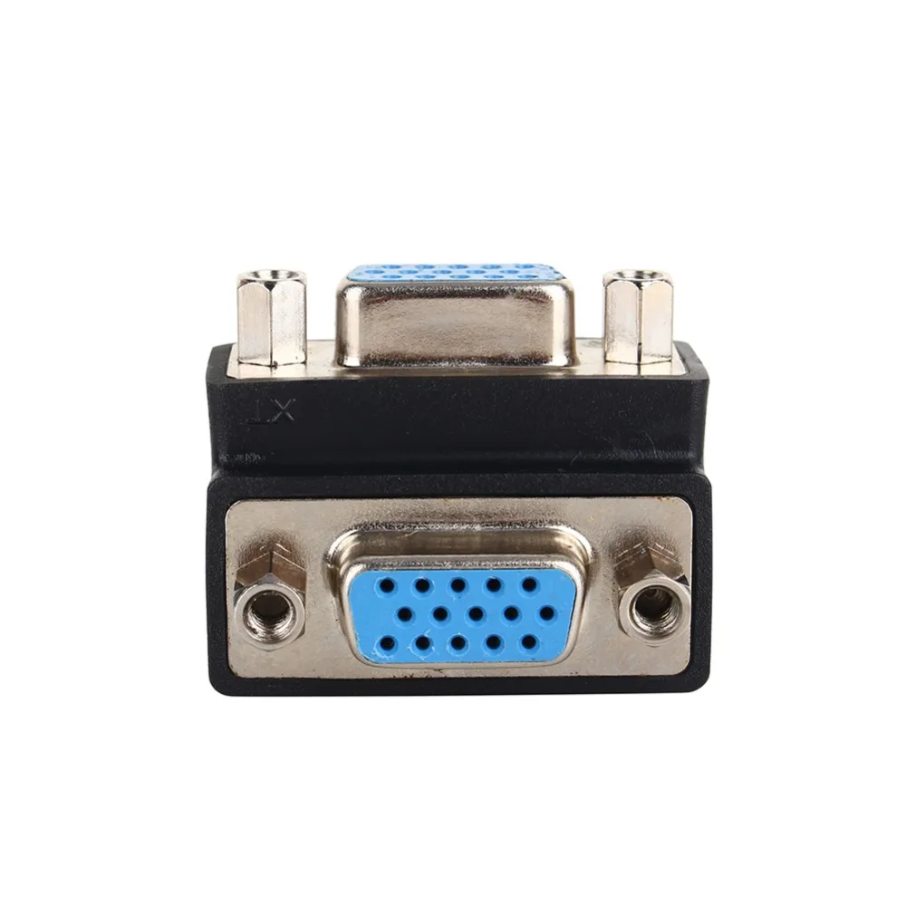 Адаптер удлинитель VGA SVGA под прямым углом 90 градусов 15 контактов|angle adapter|svga svgasvga to