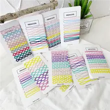 1 комплект Для женщин заколки для волос для девочек корейский аксессуары для волос Астра кролика и бантом сердечная Шпилька заколка длинные металлические заколки для волос