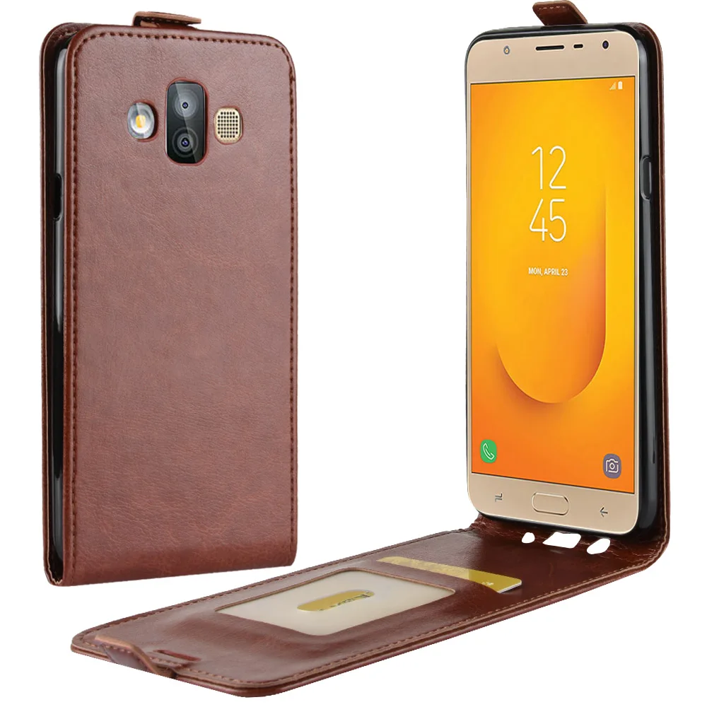 Чехол для телефона Samsung Galaxy J7 Duo флип искусственная кожа задняя крышка чехол J720F