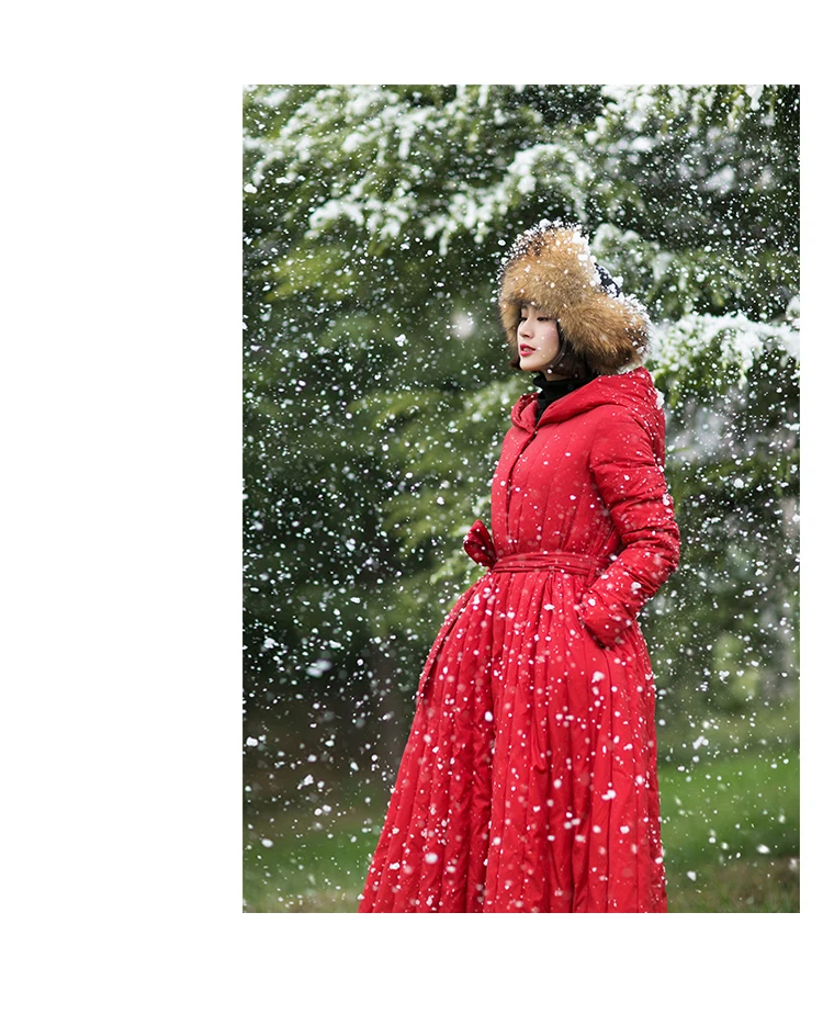 Мягкий тканевый Зимний пуховик размера плюс, женские парки, Женская длинная пуховая стеганая куртка, качественная женская одежда, пальто с шапкой