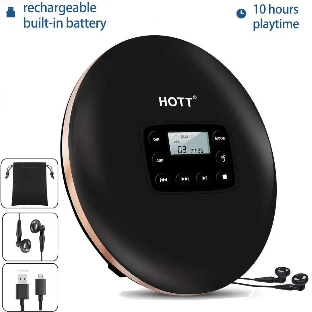 CD Player Rechargeable Portable CD Player Personal