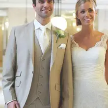 Новое поступление, смокинг с лацканами с острыми углами на одной пуговице для жениха, костюмы для жениха на свадьбу(пиджак+ брюки+ жилет+ галстук