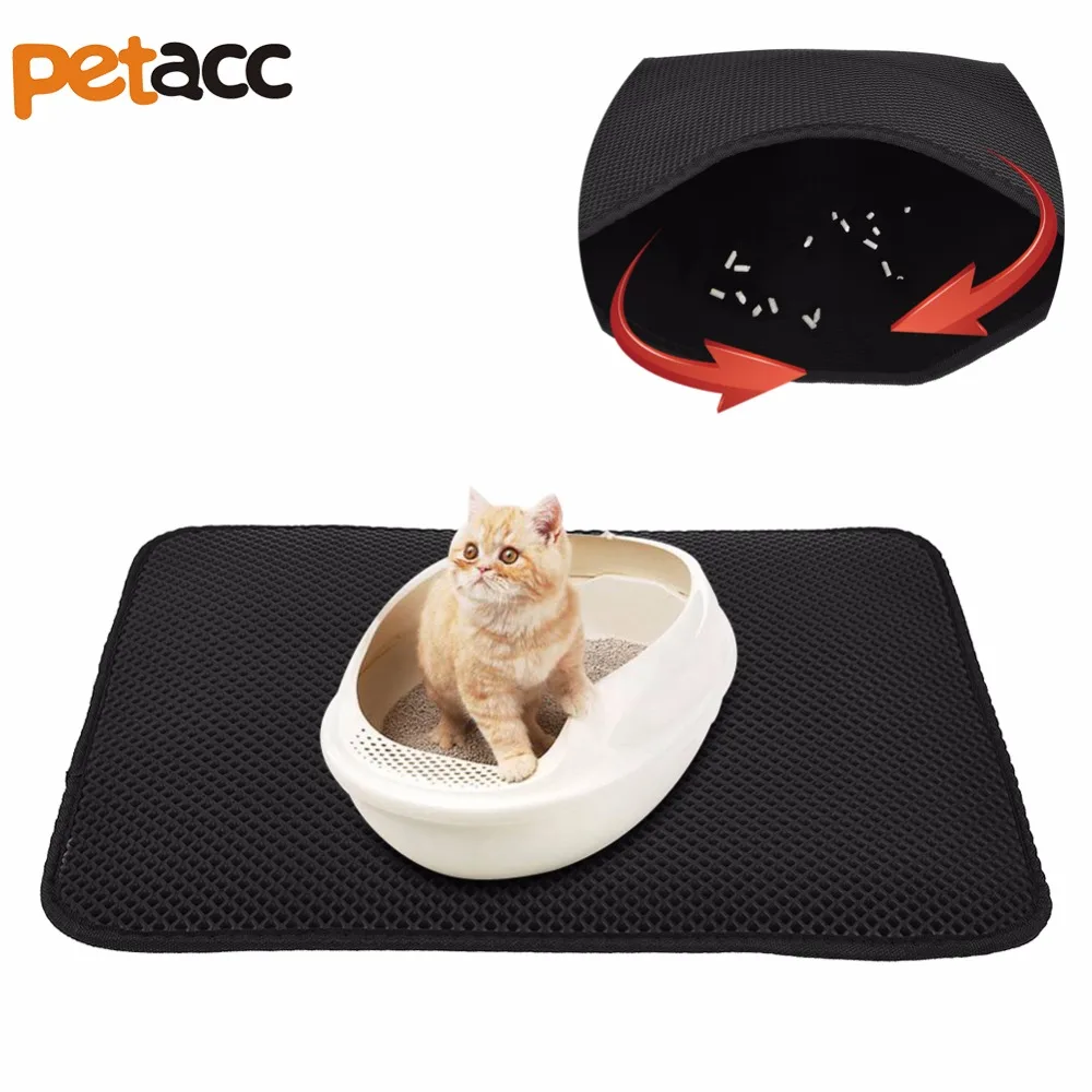 Buy Petacc Cat Litter Mat Double layer Pet Litter Trapper Mat Waterproof Kitty