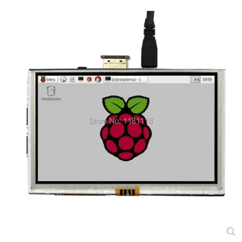 Raspberry Pi 3 Model B 4B/2B/B+/A+ 5 дюймов HDMI GPIO резистивный сенсорный экран ЖК-дисплей 5 дюймов сенсорный экран