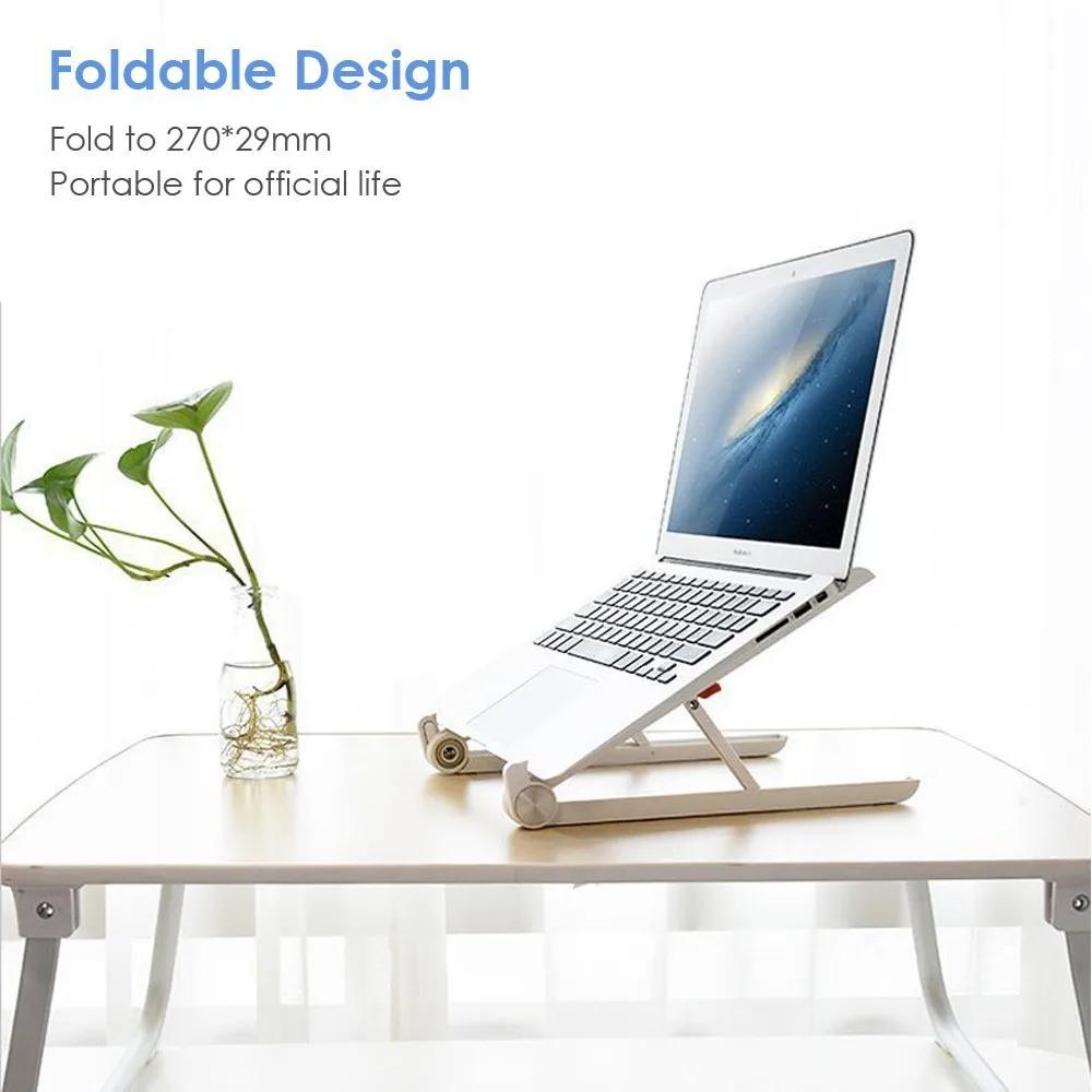  Foldable Laptop Stand Universal Desktop Portable Notebook Holder For 11-15.6 Inch Macbook Air Pro L