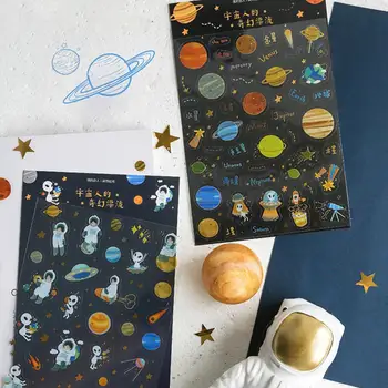 

Universe Fantastic Drifting Decorative Stationery Craft Stickers Scrapbooking DIY Diary Album Stick Label