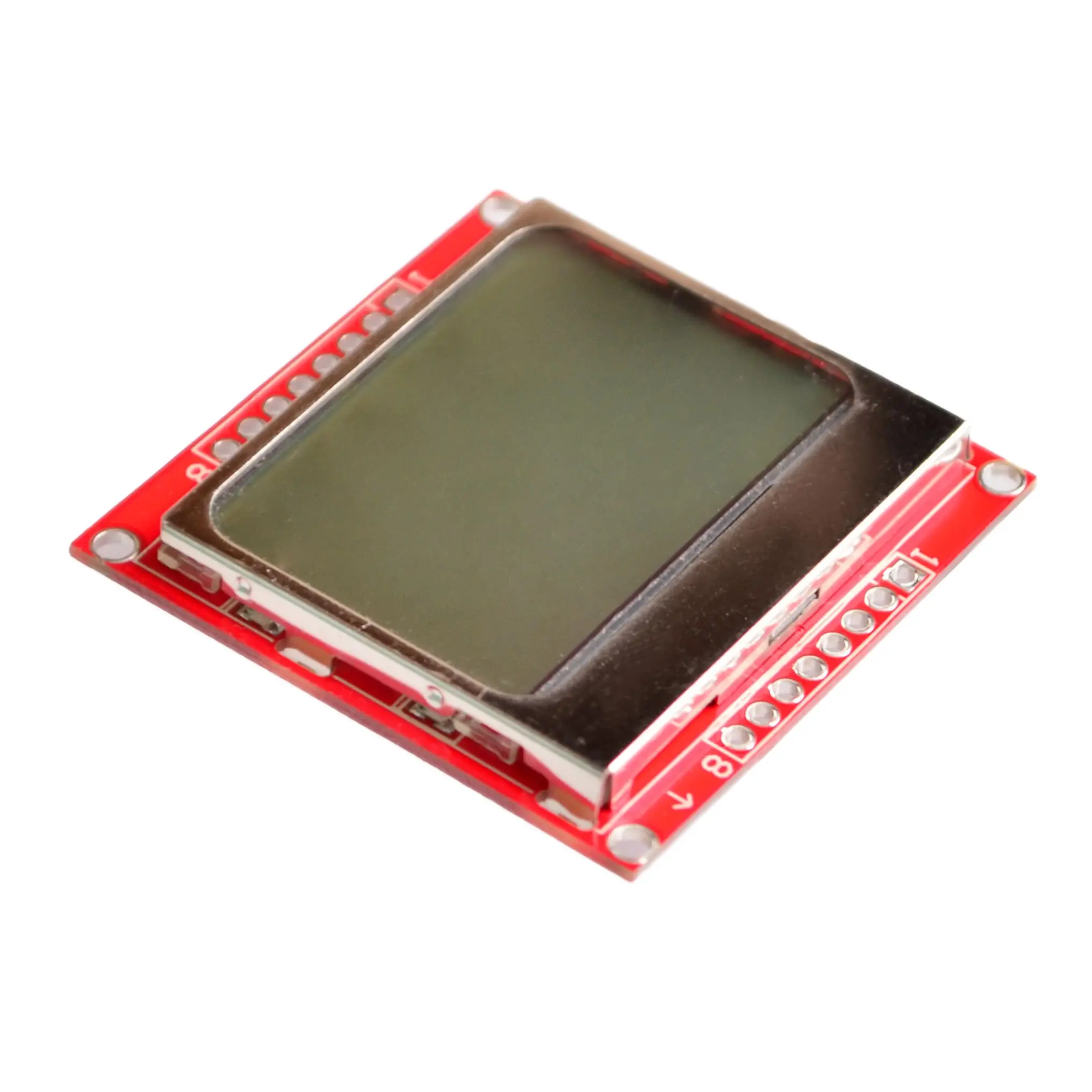 

10pcs/lot 84X48 Nokia 5110 LCD Module with Blue backlight adapter PCB Drop