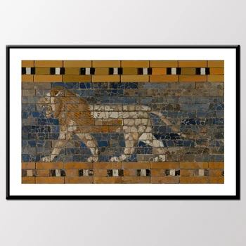 

Canvas Art Print Art Piece Processional Way Babylon World Famous Picture Canvas Print For Home Decoration