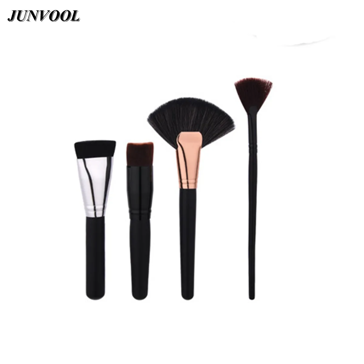 4pcs Best Makeup Brush Set Soft Fiber Powder Foundation Travel Cosmetic