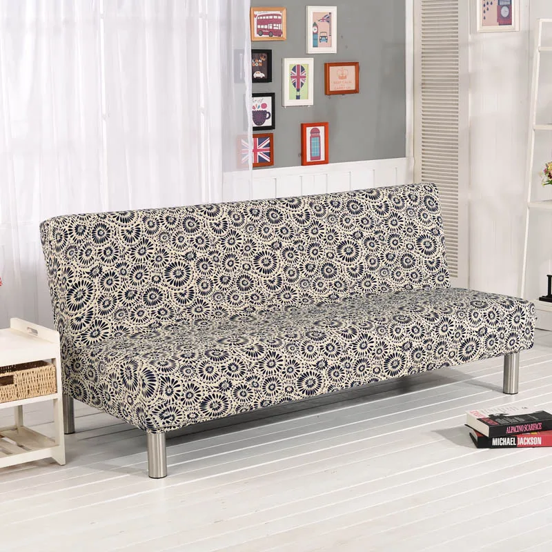 

1PC Sofa Cover All-inclusive Slip-resistant Elastic Stretch Furniture Slipcovers No armrest Suitable for Length 160 to 180cm
