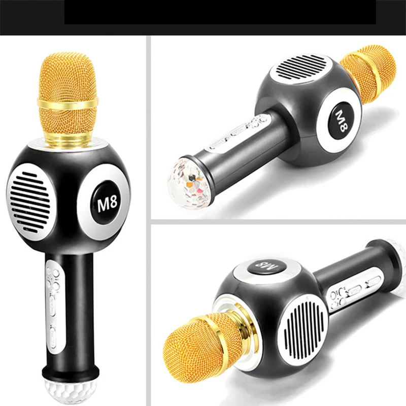 

Colorful Neon Cell Phone karaoke Microphone Universal Wireless Bluetooth Microphone Interview Recording Stage Home Conference