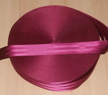

10 meters Roll Seat Belt Webbing Safety Strap Maroon Color 48mm Wide 5 Bars
