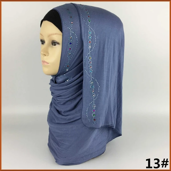 

New High quality muslim jersey long scarf 180*58cm