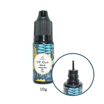 

DoreenBeads 10g UV Crystal Clear Resin Epoxy Glue White For Making Resin Jewelry DIY 69mm(2 6/8") x 21mm( 7/8"), 1 Piece