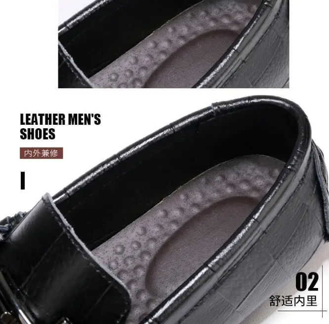 Cuir Plein Masculins En Mocassins 4 Décontractées slip 2 1 Chaussures Loisirs 3 Véritable Homme Size13 Homens Non Hommes Air De 2019 Printemps Sport 6AAxw47q