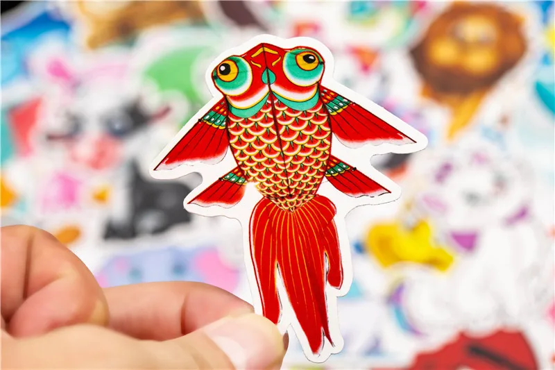 Animal Anime Stickers Funny JDM Kids Toy Sticker For DIY Luggage Laptop Skateboard Motorcycle Bike Bedroom Sticke (7)