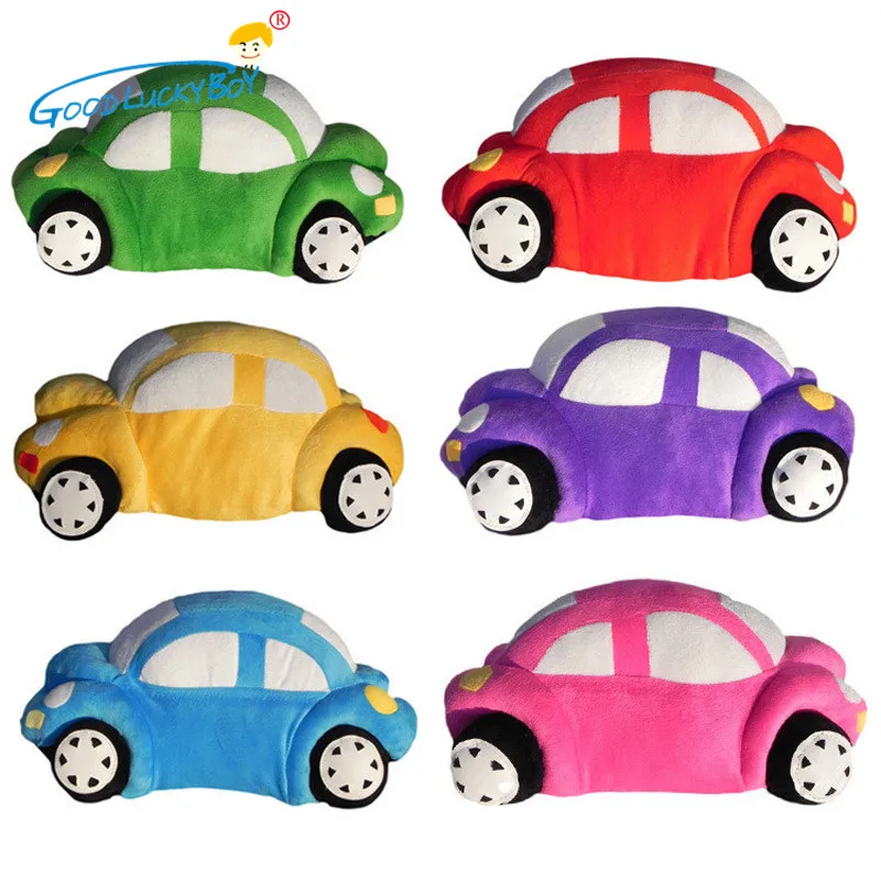 35 см милые детские модели автомобилей мягкие плюшевые игрушки для мальчиков