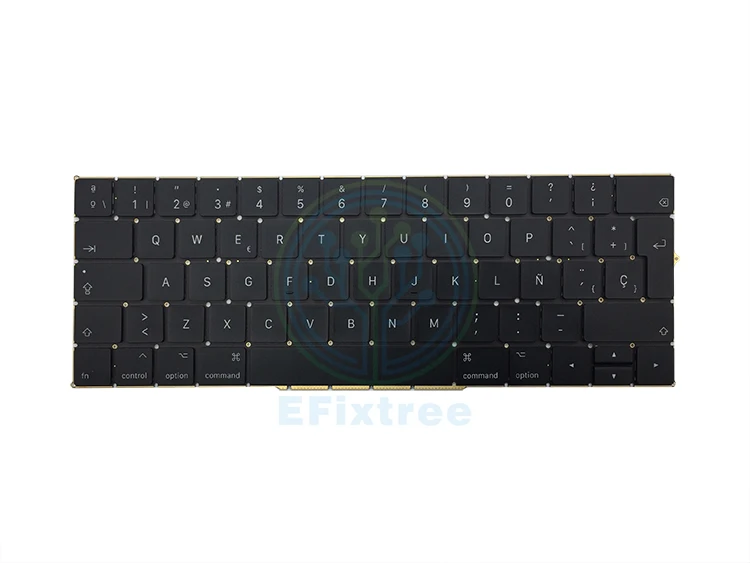 Полный A1989 A1990 испанская клавиатура ES макет для Macbook Pro 13 ''15'' клавиатура EMC 3124 EMC 3215 Mid года