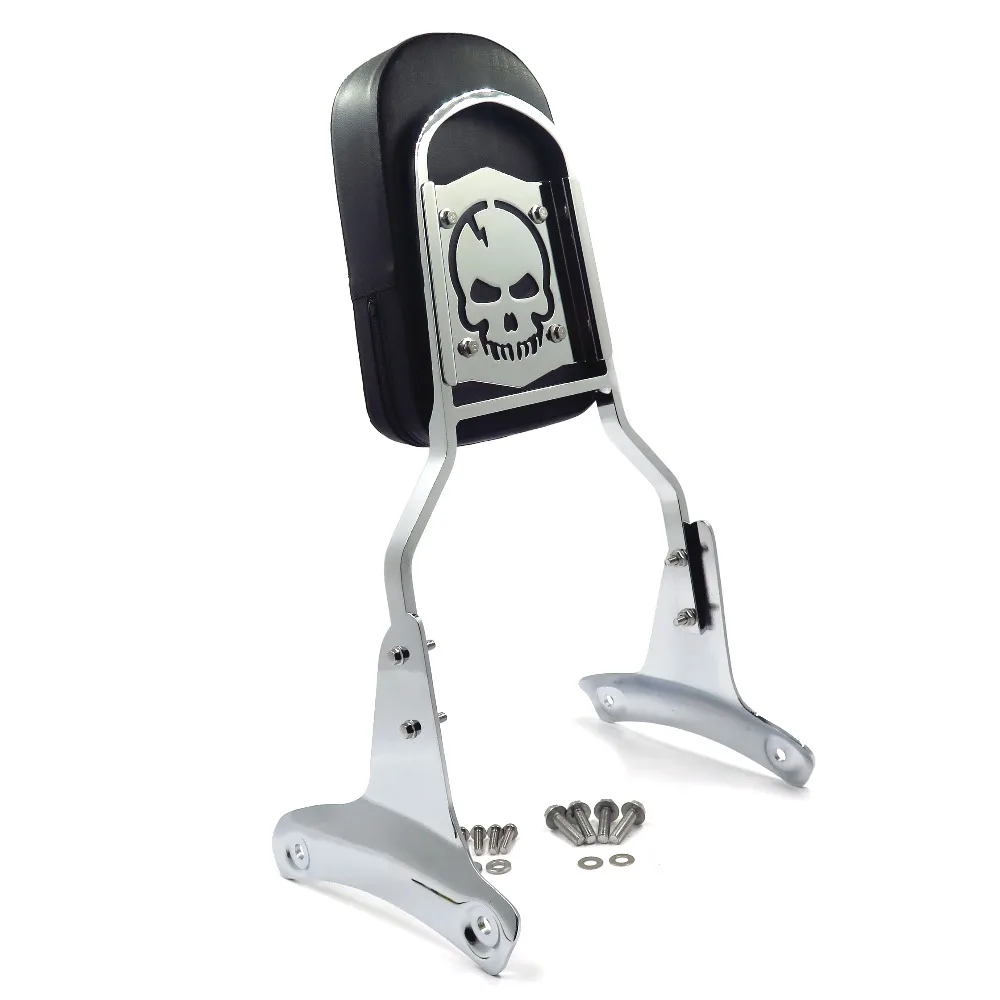 

Aftermarket motorcycle parts SKULL Backrest Sissy Bar for Honda 1997-2003 Shadow ACE 750 VT750 400 VT400