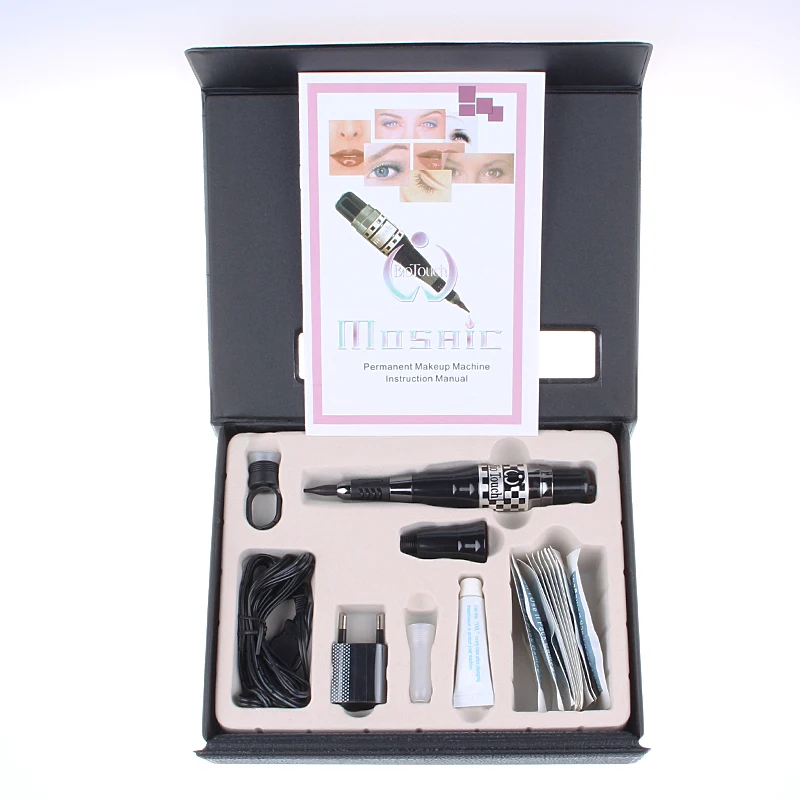 1 Complete Lot Permanent Makeup Eyebrow Tattoo Mosaic Machine Kit Cosmetic Pen Kit Set Pedal Needles Tips Caps Power Supply 1 Complete Lot Permanent Makeup Eyebrow Tattoo Mosaic Machine Kit Cosmetic Pen Kit Set Pedal Needles Tips Caps Power Supply