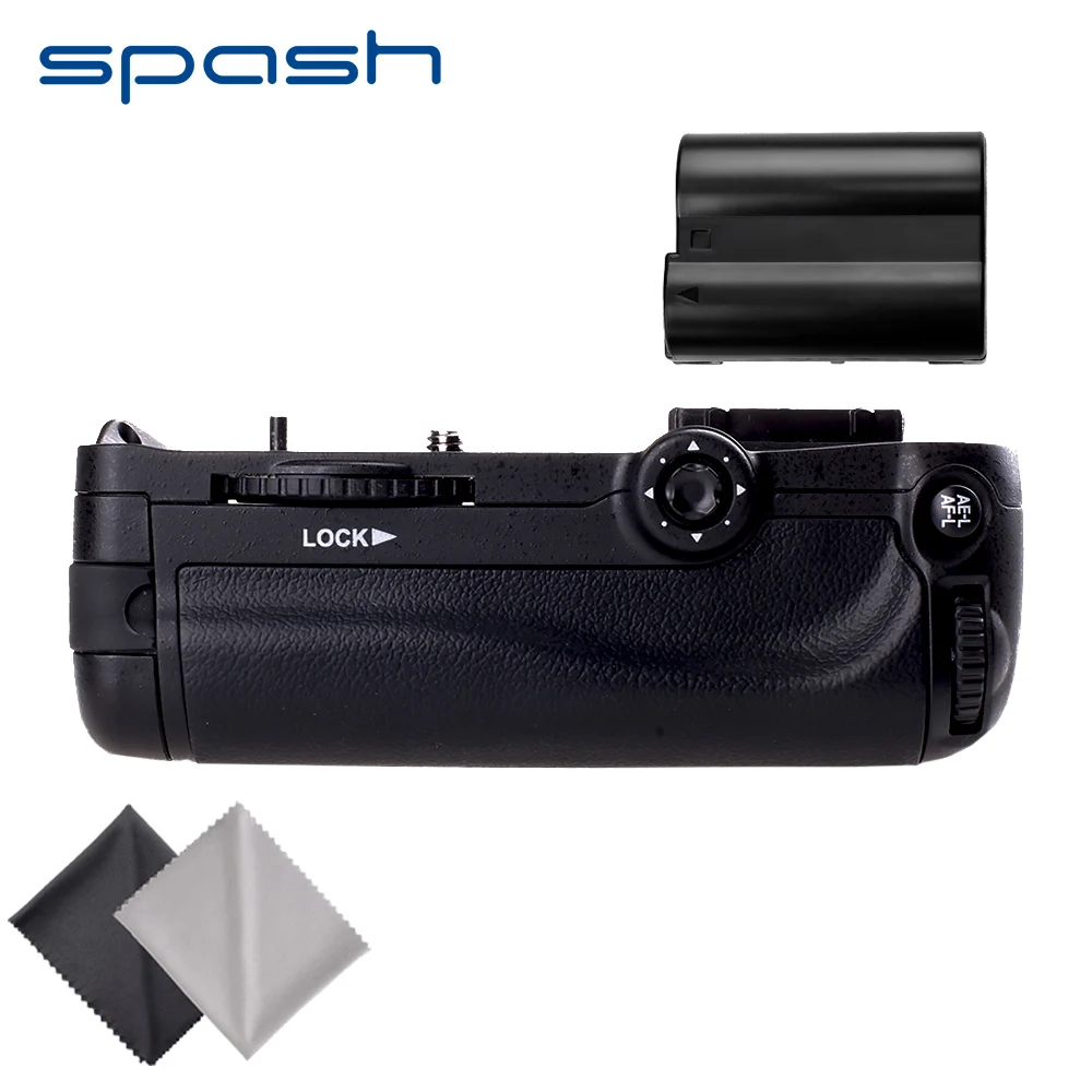 

spash Vertical Battery Grip with 1pc EN-EL15 for Nikon D7000 DSLR Cameras Replace MB-D11 Multi-power Battery Holder