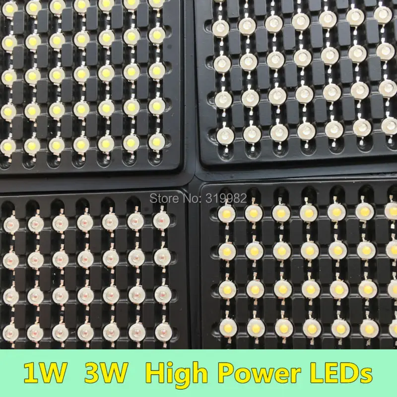 

300X 1W 3W Purple Ice Blue Royal Blue Cyan LED Diode Chip High Power LEDs Wavelength 400 410 420 430 440 450 460 470 490 500nm