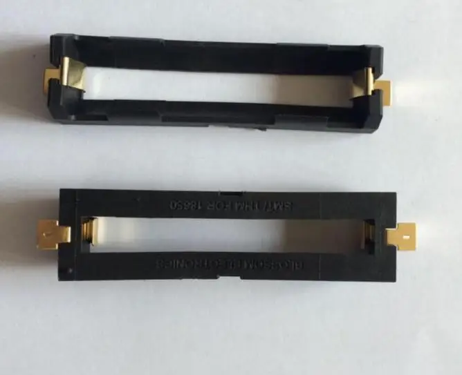 Suporte da Bateria Qualidade com Pinos de Bronze Caixa de Armazenamento da Bateria Smd de Alta Lote 18650 Tbh-18650-2c-smt 10 Pçs - 1x18650 Bronze 18650 Caixa de Armazenamento Da Bateria TBH-18650-2C-SMT