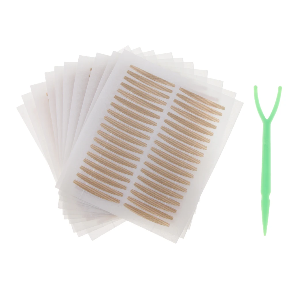 Lot 9 Types Narrow/Wide Super Invisible Lace Eyelid Stickers Adhesive Double Eyelid Tapes Eye Lift Strips