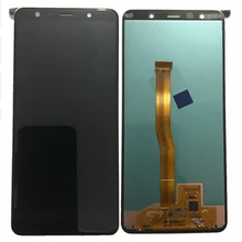 Для samsung Galaxy A7 A750 A750F SM-A750F A750FN A750G ЖК-дисплей Дисплей+ кодирующий преобразователь сенсорного экрана в сборе Бесплатные инструменты