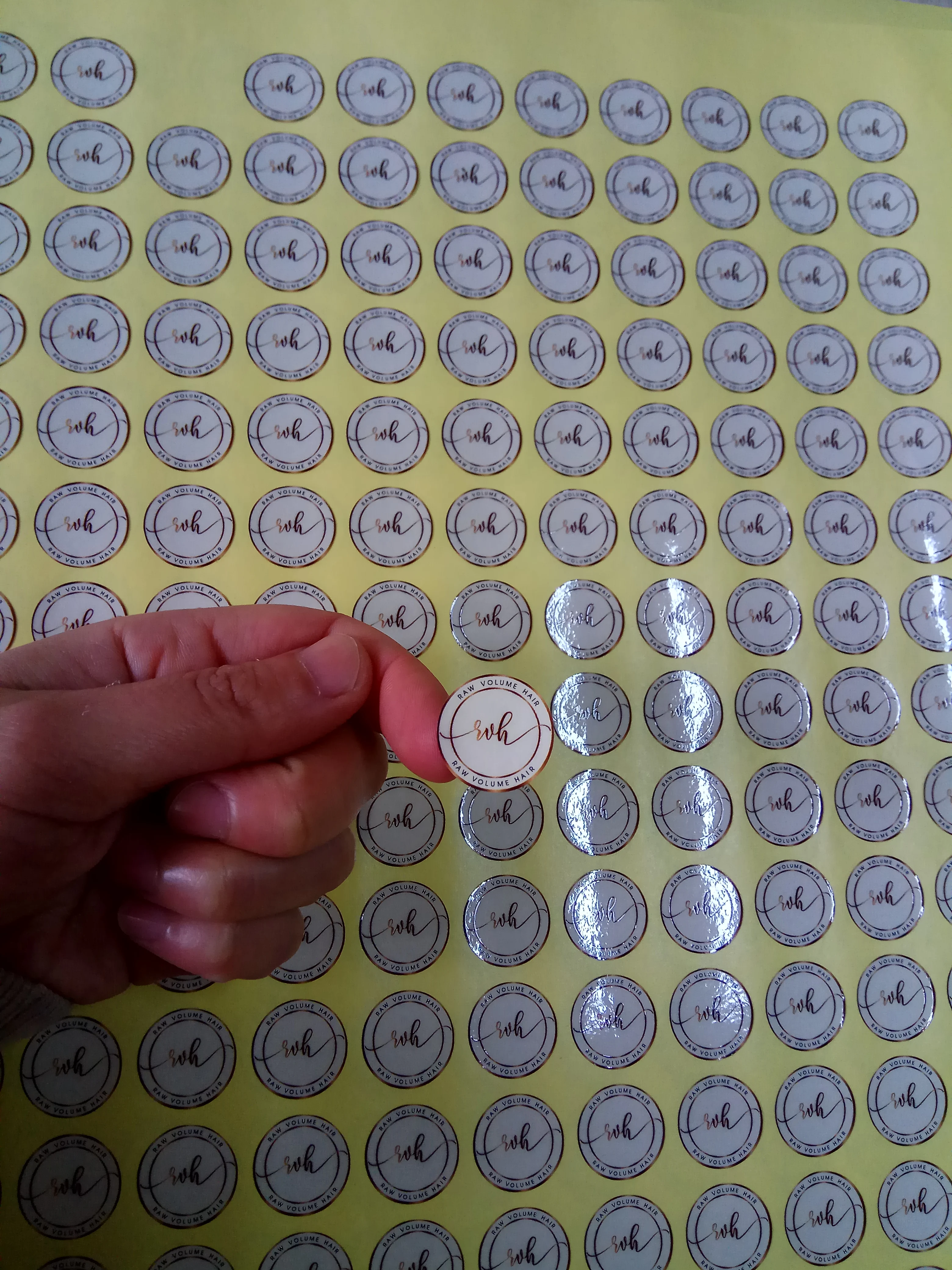 

20MM Fully Personalized Collection, Round Circle Gift Label Stickers, Custom Made Any Name