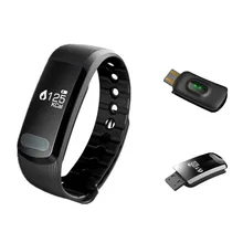 Smart монитор сердечного ритма браслет sx102 0.49 »экран sleep smartband автомобильных браслет шагомер вызова вибрация pk mi группа 2