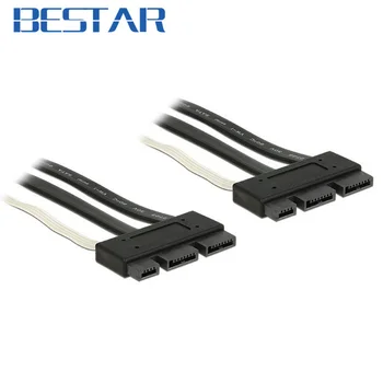

SFF-8639 PCI-E pcie pci express 3.2 SATA Express 18pin (7+7+4) Male to Express 18pin Male Data Raid Cable 50cm 0.5m