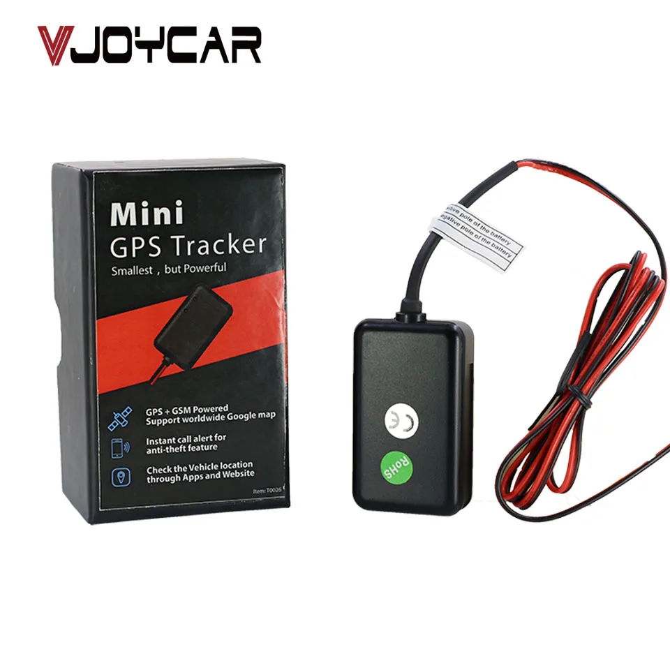 Car GPS Tracker Mini 12 80V Vehicle Bike Moto GPS Tracer Easy Hidden Micro Chipset Locator