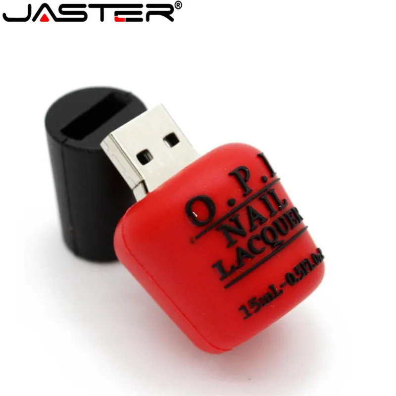 JASTER лак для ногтей модель usb флеш-накопитель креативный usb 2,0 ручка-накопитель 4 ГБ 8 ГБ 16 ГБ 32 ГБ 64 Гб USB память Подарочный флэш-накопитель