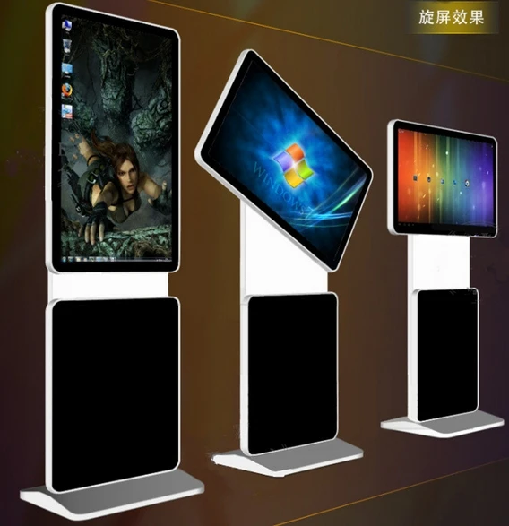 Версия Android сенсорный экран 42 дюйма поворотный напольный проигрыватель/цифровая