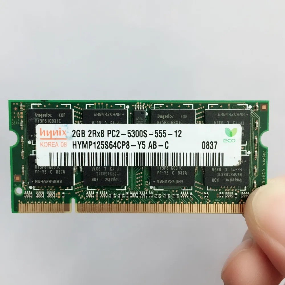 Meilleur Hynix. Chipset Pour Ordinateur Portable 2 gb 2g PC2 ddr2 5300 s 6400 s 667 800 mhz 667 mhz 800 mhz Mémoire module ECC Ordinateur Portable mémoire RAM