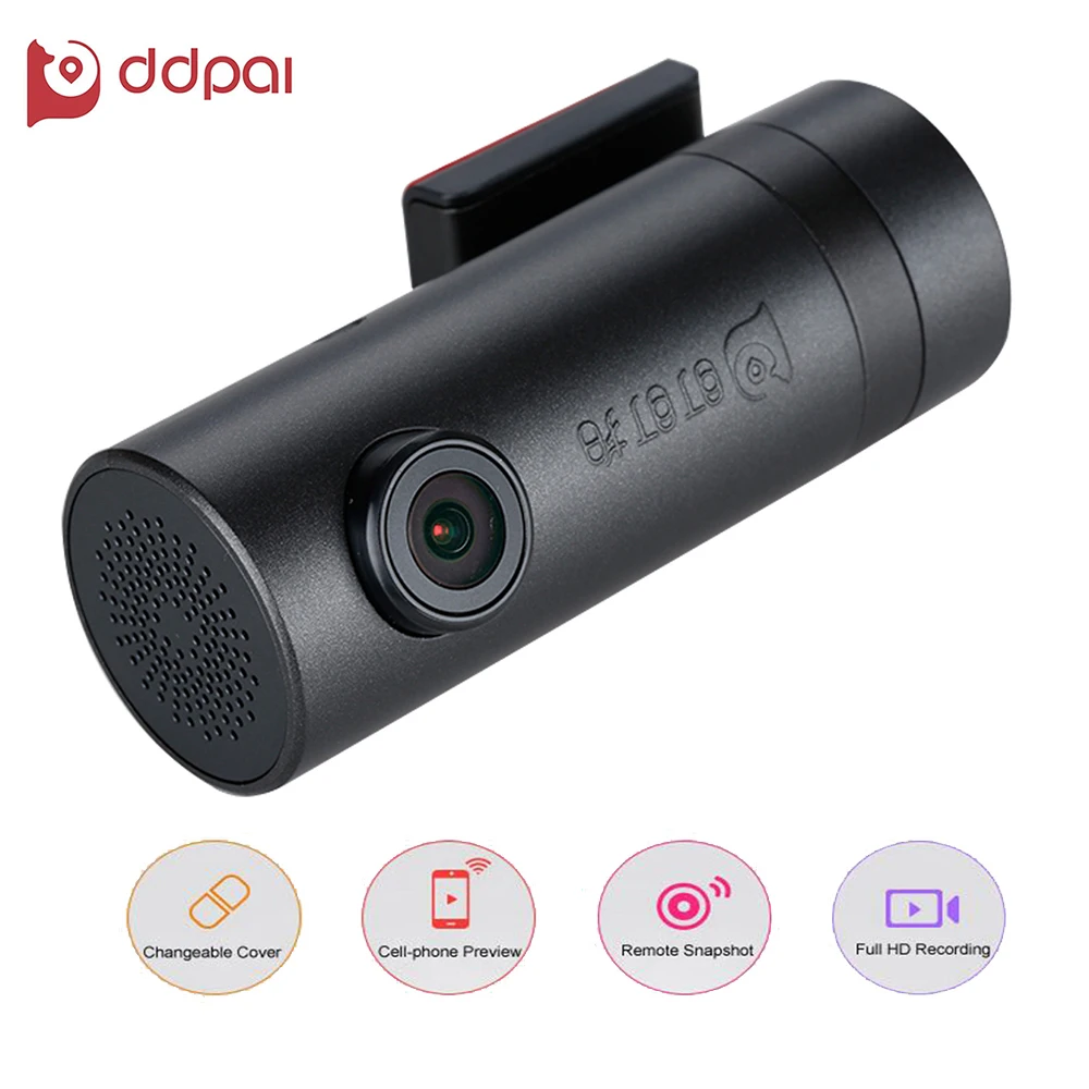 DDPai Mini Full HD 1080P WIFI Car DVR Camera Vehicle Digital Video ...