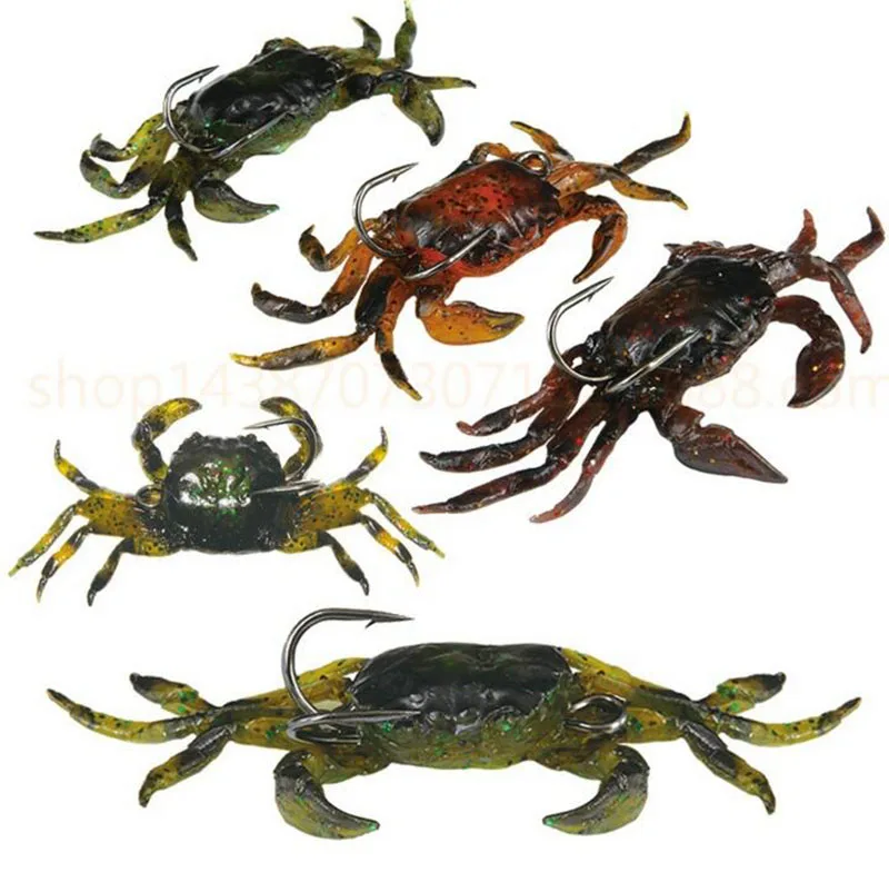 1pcs Soft Crab Hook Fish Bait 30g 10cm Wobbler Lure Swimbait Sharp