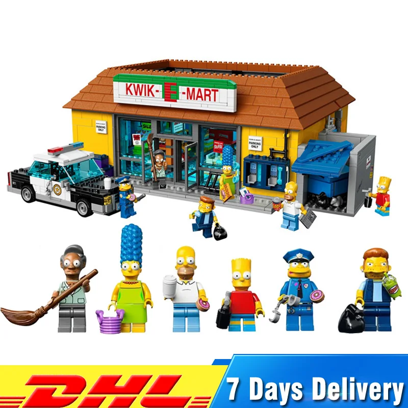 

Lepn 16004 2232Pcs the Simpsons KWIK-EMART Model Building Blocks Bricks Educational Toys Compatible LegoINGlys 71016 Gifts