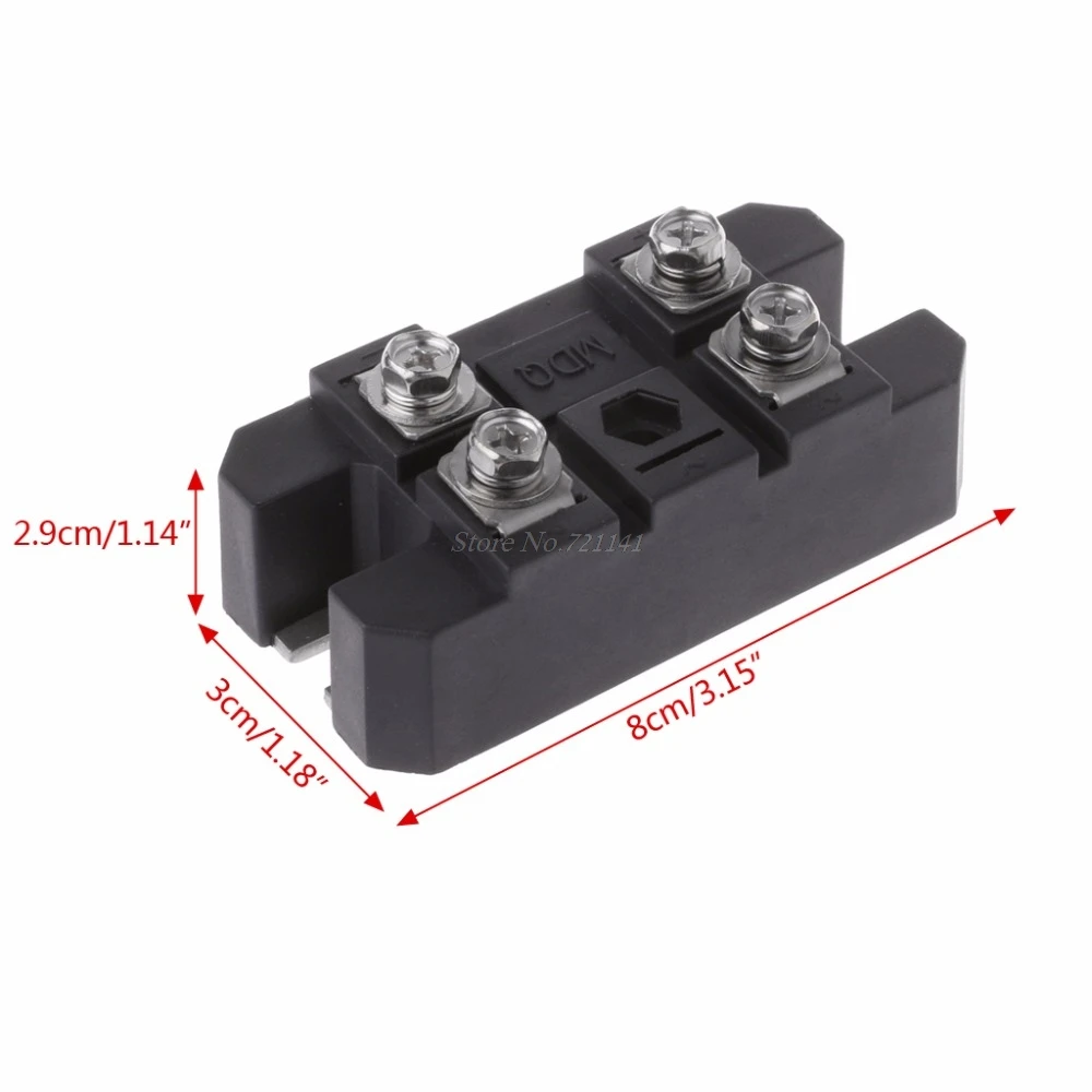 1PC MDQ 100A Amp 1600V Volt Single 1 Phase Diode Metal Case Bridge Rectifier FO